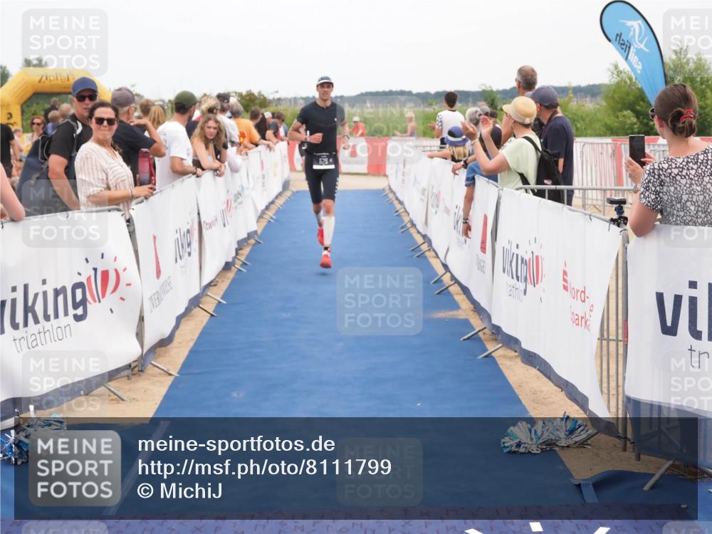 22.06.2025 - Viking Triathlon MichiJ http://msf.ph/oto/8111799 22.06.2025 15:02:43 Ziel 127, 529 meine-sportfotos.de