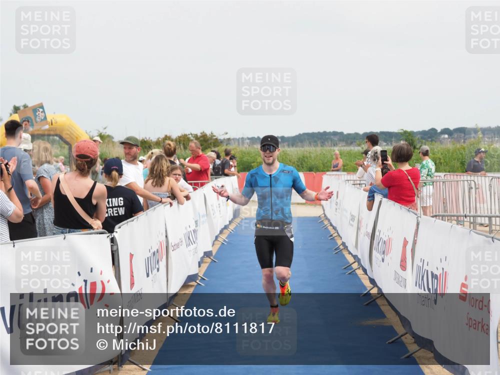 22.06.2025 - Viking Triathlon MichiJ http://msf.ph/oto/8111817 22.06.2025 14:53:30 Ziel 486 meine-sportfotos.de