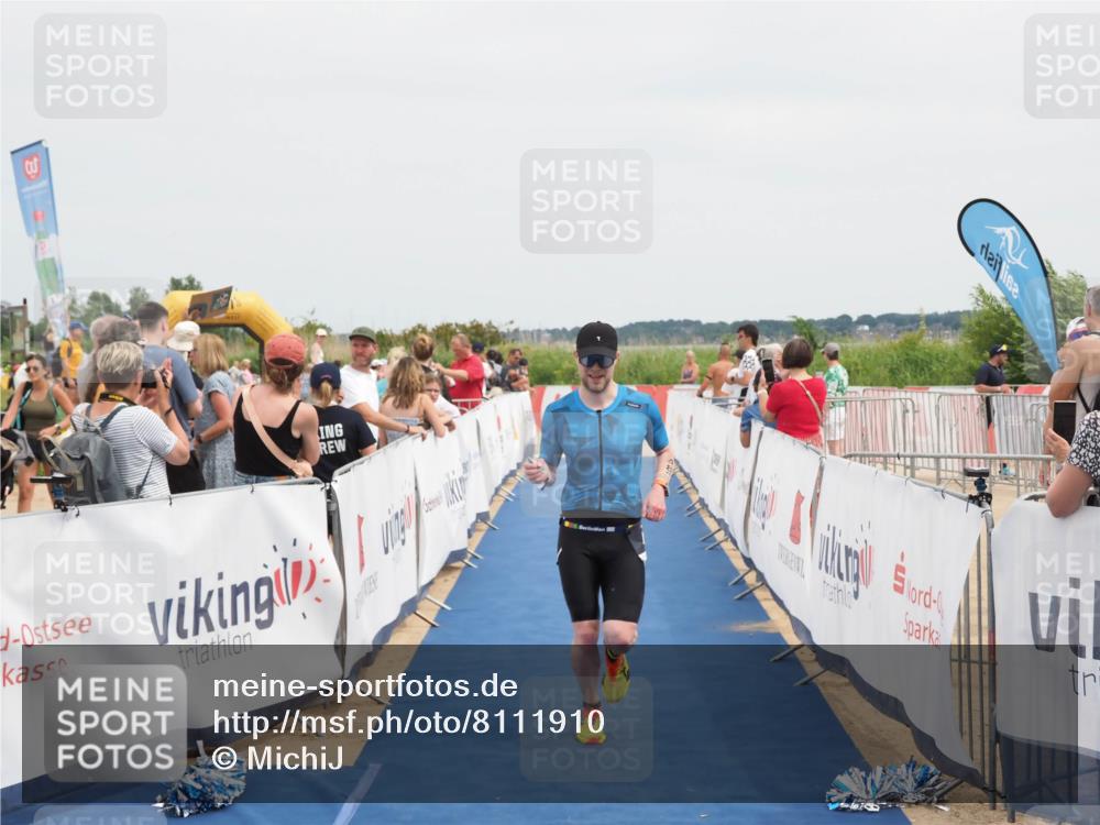 22.06.2025 - Viking Triathlon MichiJ http://msf.ph/oto/8111910 22.06.2025 14:53:31 Ziel 486 meine-sportfotos.de