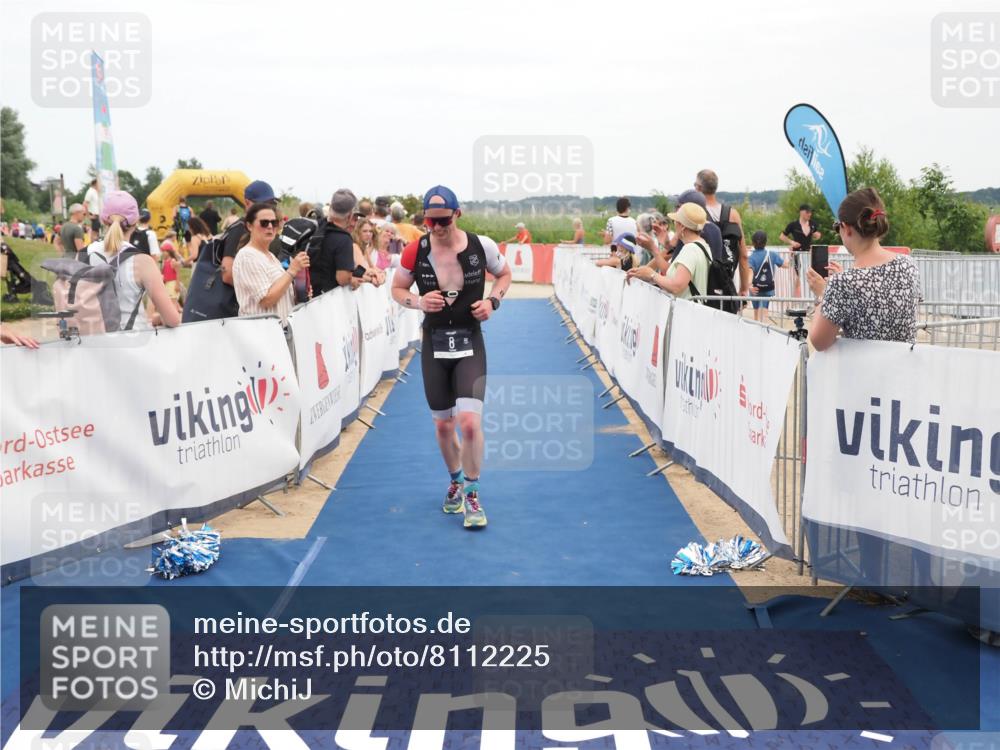 22.06.2025 - Viking Triathlon MichiJ http://msf.ph/oto/8112225 22.06.2025 15:02:51 Ziel 8 meine-sportfotos.de