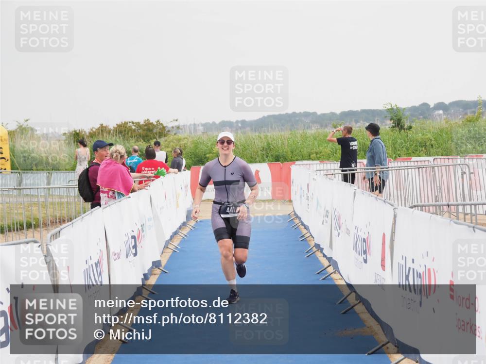 22.06.2025 - Viking Triathlon MichiJ http://msf.ph/oto/8112382 22.06.2025 16:41:24 Ziel 441 meine-sportfotos.de