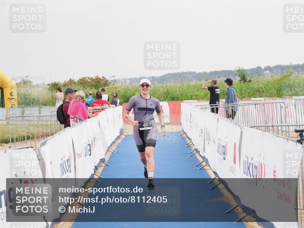 22.06.2025 - Viking Triathlon MichiJ http://msf.ph/oto/8112405 22.06.2025 16:41:25 Ziel 441 meine-sportfotos.de