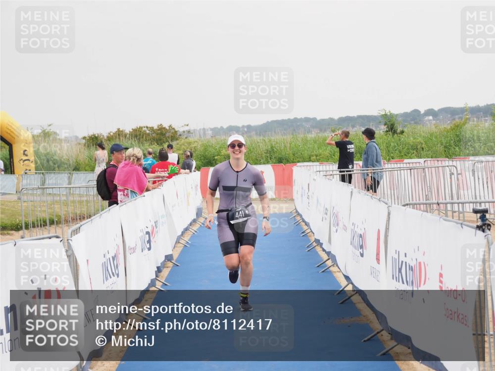 22.06.2025 - Viking Triathlon MichiJ http://msf.ph/oto/8112417 22.06.2025 16:41:25 Ziel 441 meine-sportfotos.de