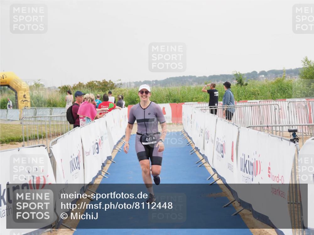 22.06.2025 - Viking Triathlon MichiJ http://msf.ph/oto/8112448 22.06.2025 16:41:25 Ziel 441 meine-sportfotos.de