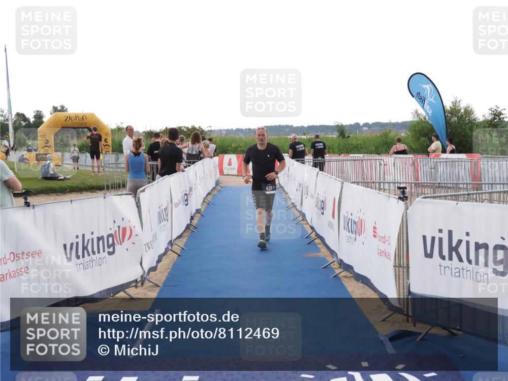 22.06.2025 - Viking Triathlon MichiJ http://msf.ph/oto/8112469 22.06.2025 16:25:22 Ziel 439 meine-sportfotos.de