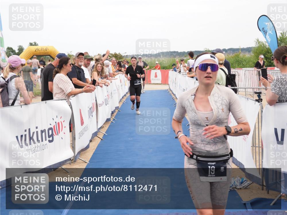 22.06.2025 - Viking Triathlon MichiJ http://msf.ph/oto/8112471 22.06.2025 15:03:17 Ziel 19, 38, 536 meine-sportfotos.de