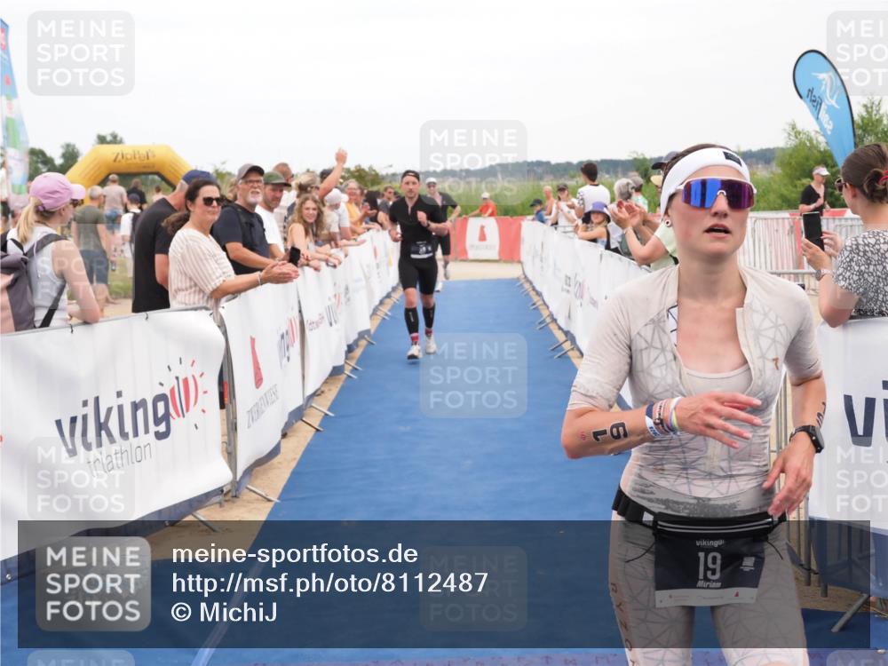 22.06.2025 - Viking Triathlon MichiJ http://msf.ph/oto/8112487 22.06.2025 15:03:17 Ziel 19, 38, 536 meine-sportfotos.de