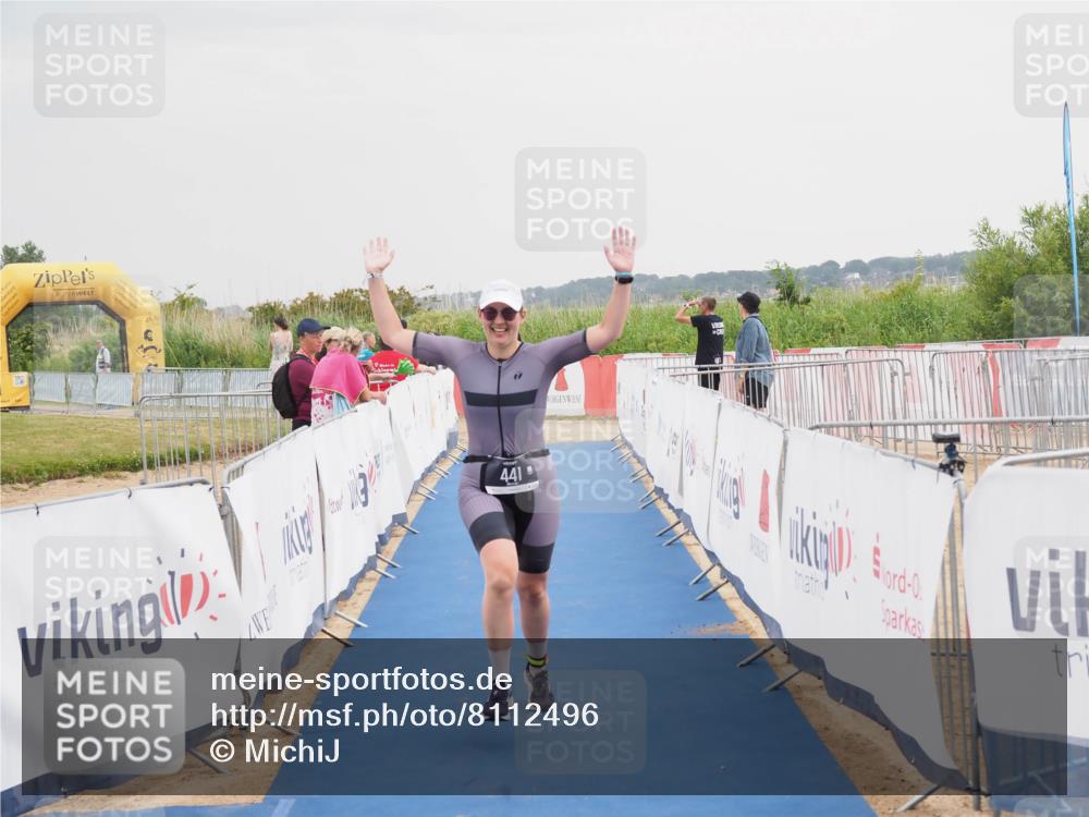 22.06.2025 - Viking Triathlon MichiJ http://msf.ph/oto/8112496 22.06.2025 16:41:26 Ziel 441 meine-sportfotos.de