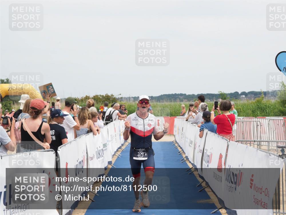 22.06.2025 - Viking Triathlon MichiJ http://msf.ph/oto/8112500 22.06.2025 14:53:44 Ziel 329, 478 meine-sportfotos.de