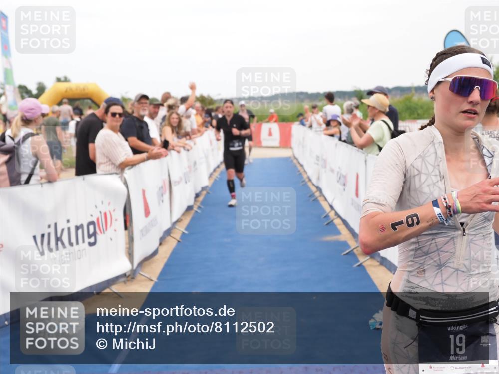 22.06.2025 - Viking Triathlon MichiJ http://msf.ph/oto/8112502 22.06.2025 15:03:17 Ziel 19, 38, 536 meine-sportfotos.de