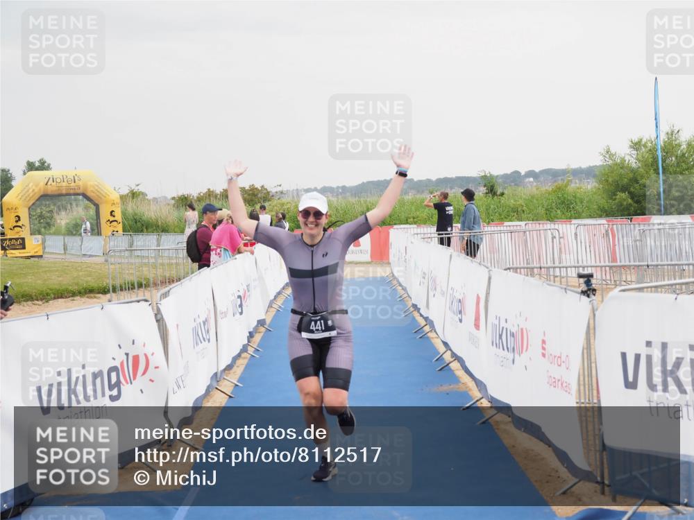 22.06.2025 - Viking Triathlon MichiJ http://msf.ph/oto/8112517 22.06.2025 16:41:26 Ziel 441 meine-sportfotos.de