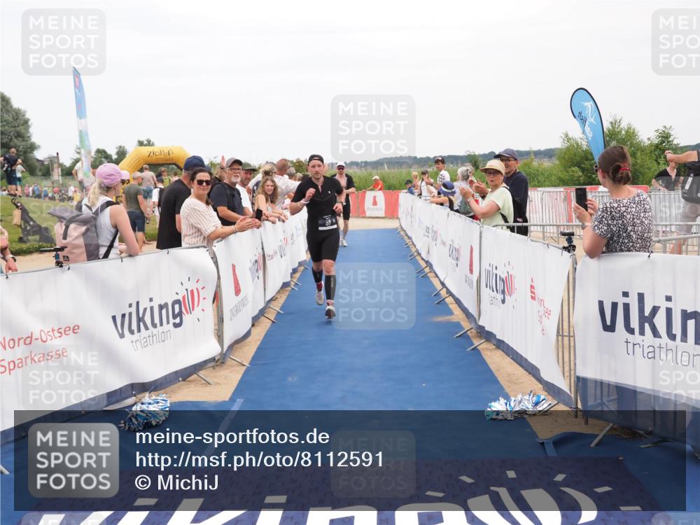 22.06.2025 - Viking Triathlon MichiJ http://msf.ph/oto/8112591 22.06.2025 15:03:18 Ziel 19, 38, 536 meine-sportfotos.de