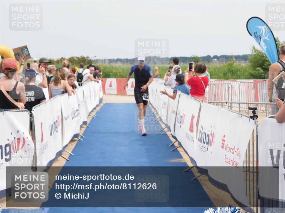 22.06.2025 - Viking Triathlon MichiJ http://msf.ph/oto/8112626 22.06.2025 14:53:46 Ziel 329, 478 meine-sportfotos.de