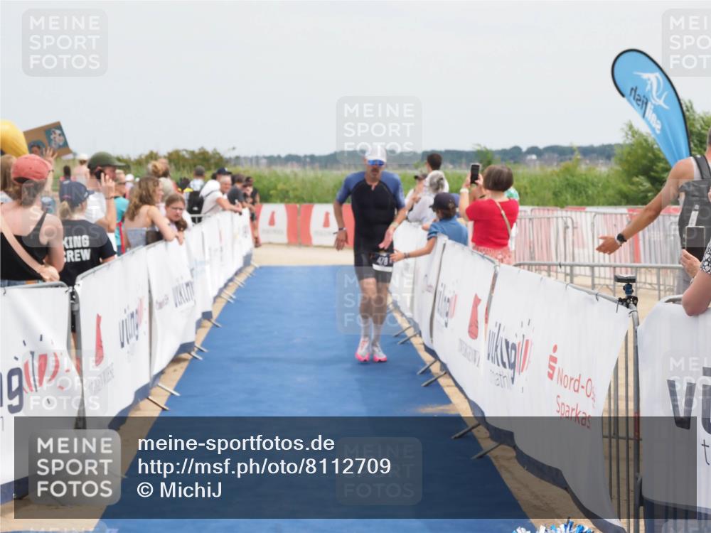 22.06.2025 - Viking Triathlon MichiJ http://msf.ph/oto/8112709 22.06.2025 14:53:47 Ziel 329, 478 meine-sportfotos.de