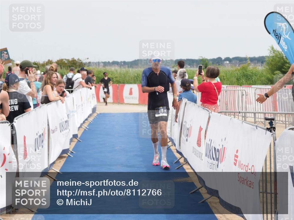 22.06.2025 - Viking Triathlon MichiJ http://msf.ph/oto/8112766 22.06.2025 14:53:47 Ziel 329, 478 meine-sportfotos.de