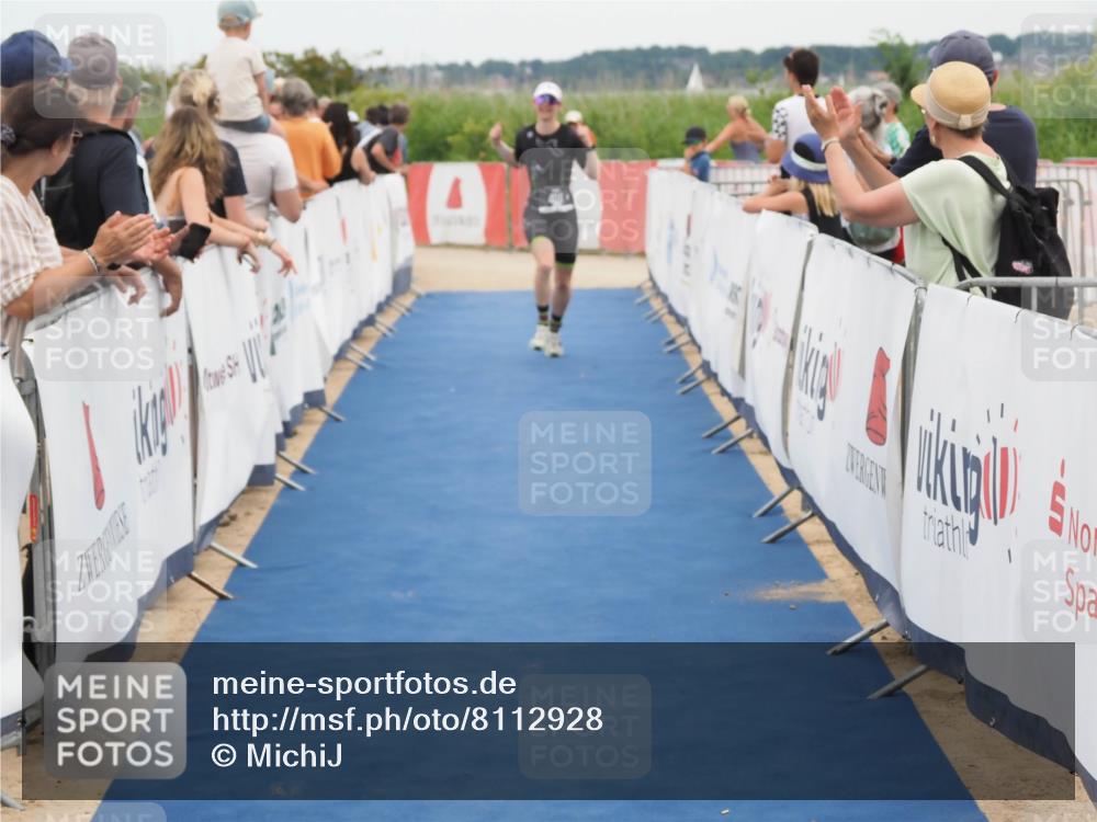 22.06.2025 - Viking Triathlon MichiJ http://msf.ph/oto/8112928 22.06.2025 15:03:51 Ziel 438 meine-sportfotos.de