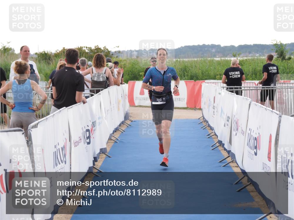 22.06.2025 - Viking Triathlon MichiJ http://msf.ph/oto/8112989 22.06.2025 16:25:39 Ziel 133, 166 meine-sportfotos.de