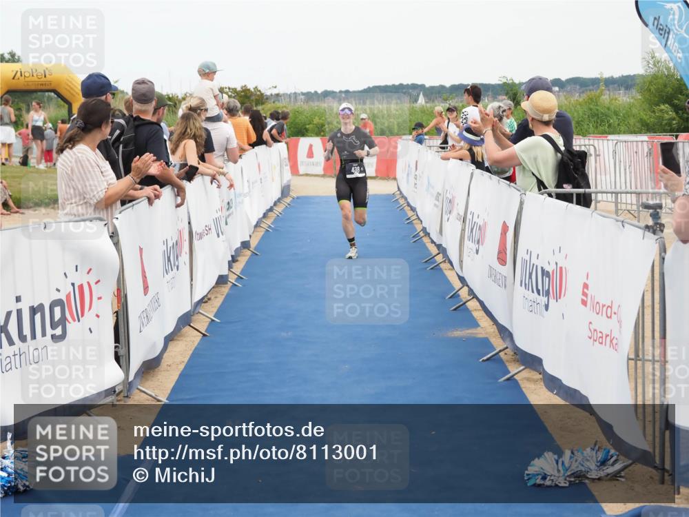 22.06.2025 - Viking Triathlon MichiJ http://msf.ph/oto/8113001 22.06.2025 15:03:52 Ziel 438 meine-sportfotos.de