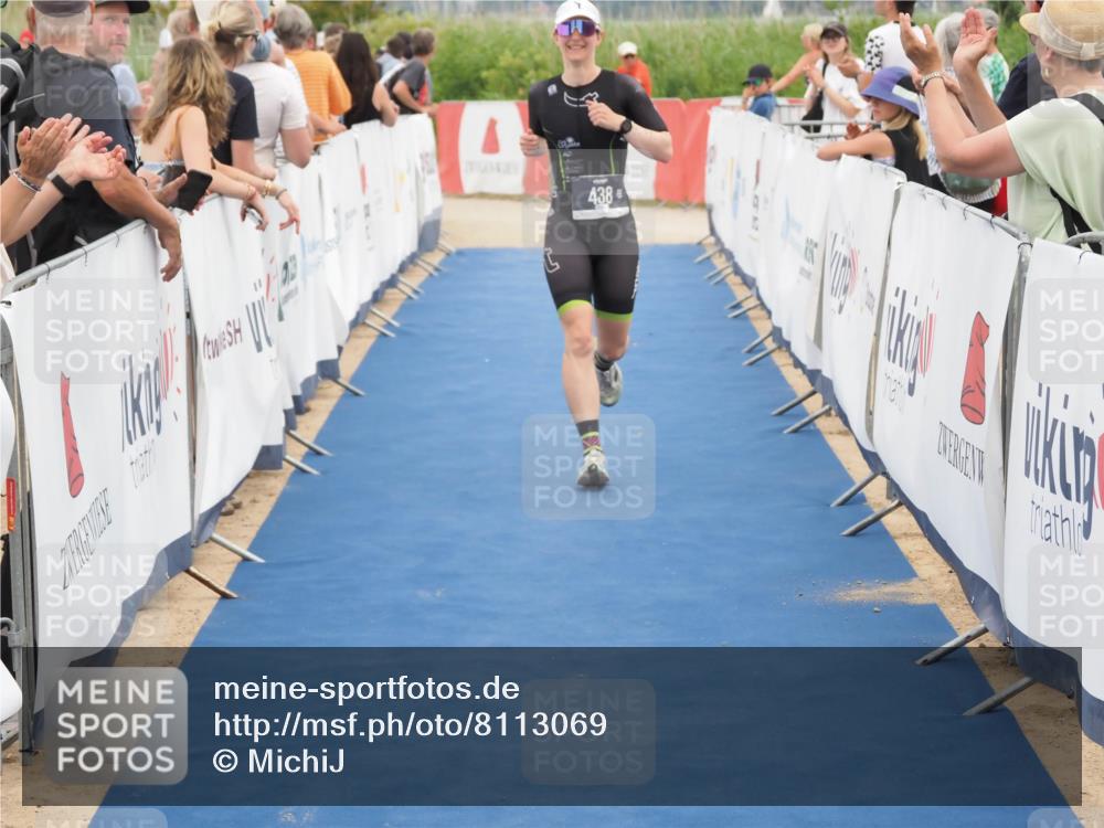 22.06.2025 - Viking Triathlon MichiJ http://msf.ph/oto/8113069 22.06.2025 15:03:53 Ziel 438 meine-sportfotos.de