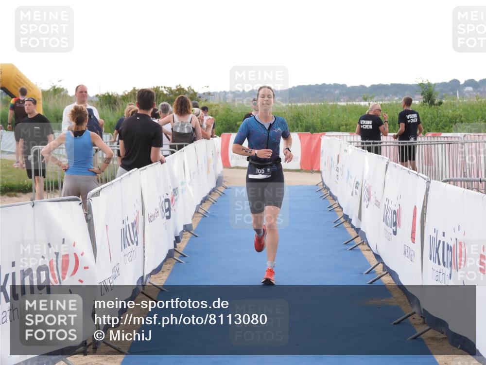 22.06.2025 - Viking Triathlon MichiJ http://msf.ph/oto/8113080 22.06.2025 16:25:39 Ziel 133, 166 meine-sportfotos.de