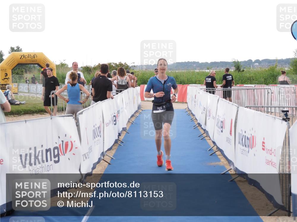 22.06.2025 - Viking Triathlon MichiJ http://msf.ph/oto/8113153 22.06.2025 16:25:40 Ziel 133, 166 meine-sportfotos.de