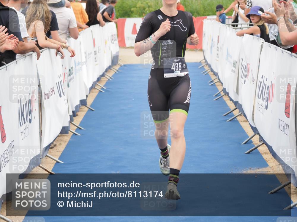 22.06.2025 - Viking Triathlon MichiJ http://msf.ph/oto/8113174 22.06.2025 15:03:54 Ziel 438 meine-sportfotos.de
