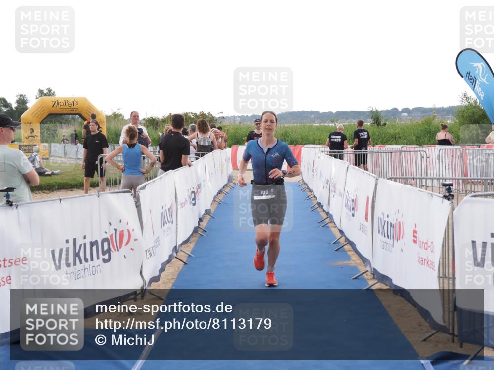 22.06.2025 - Viking Triathlon MichiJ http://msf.ph/oto/8113179 22.06.2025 16:25:40 Ziel 133, 166 meine-sportfotos.de