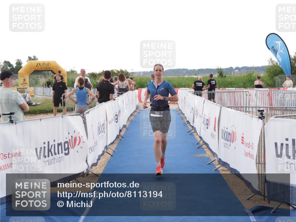 22.06.2025 - Viking Triathlon MichiJ http://msf.ph/oto/8113194 22.06.2025 16:25:40 Ziel 133, 166 meine-sportfotos.de