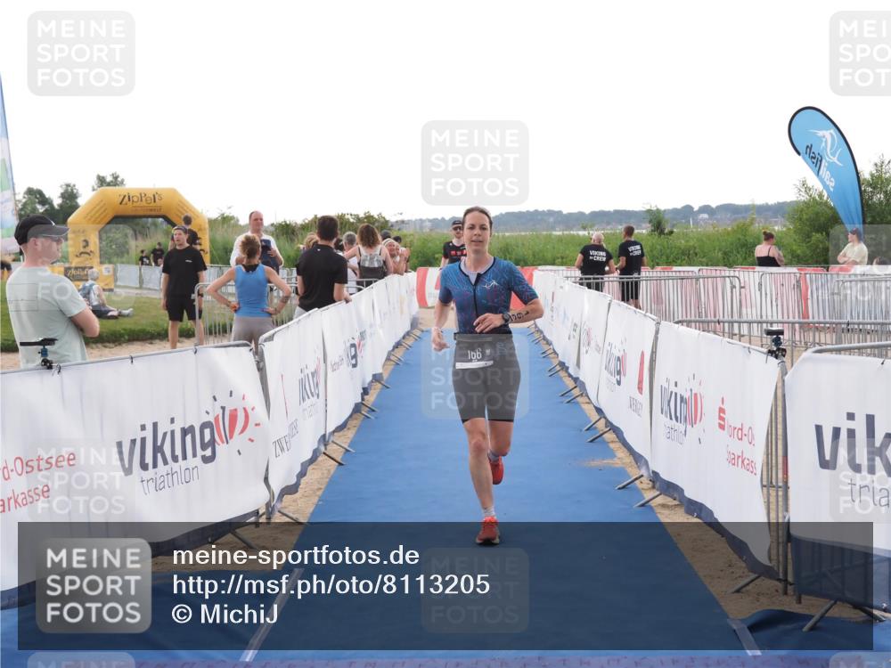 22.06.2025 - Viking Triathlon MichiJ http://msf.ph/oto/8113205 22.06.2025 16:25:40 Ziel 133, 166 meine-sportfotos.de
