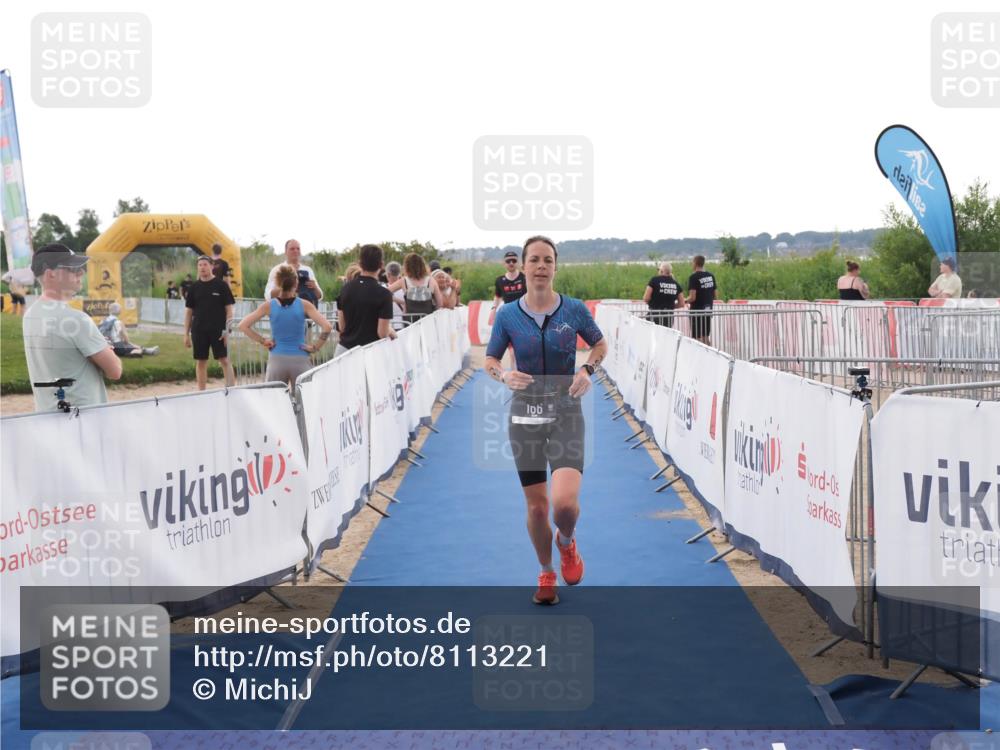 22.06.2025 - Viking Triathlon MichiJ http://msf.ph/oto/8113221 22.06.2025 16:25:41 Ziel 133, 166 meine-sportfotos.de