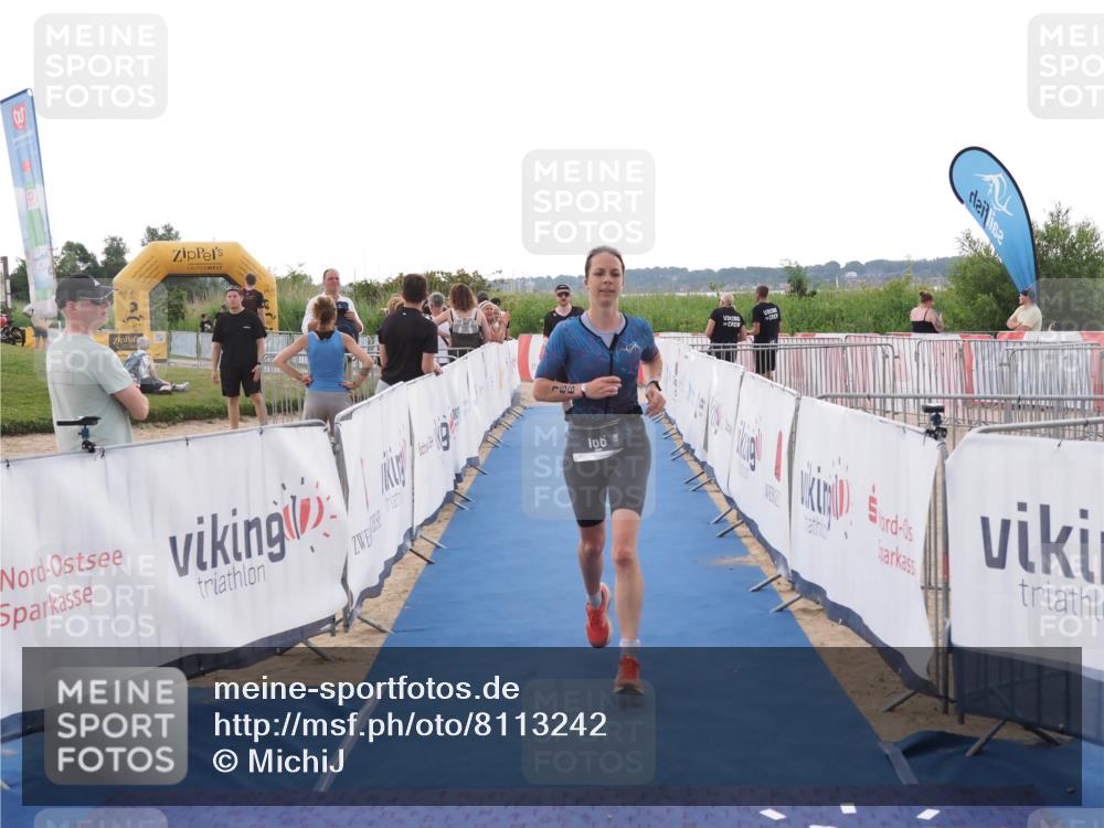 22.06.2025 - Viking Triathlon MichiJ http://msf.ph/oto/8113242 22.06.2025 16:25:41 Ziel 133, 166 meine-sportfotos.de