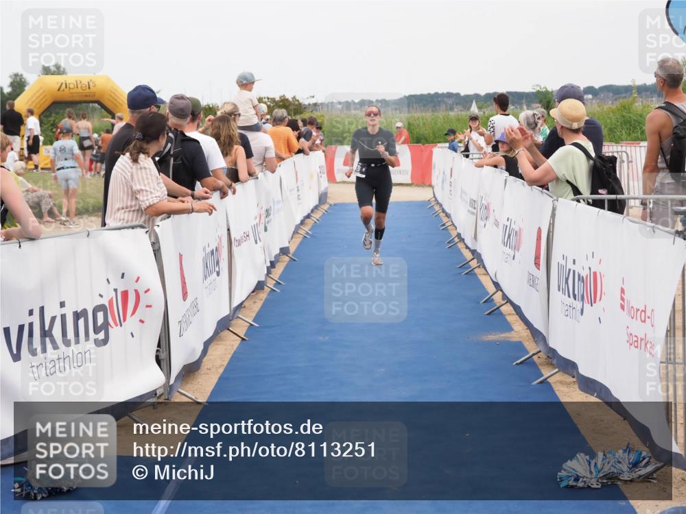 22.06.2025 - Viking Triathlon MichiJ http://msf.ph/oto/8113251 22.06.2025 15:04:01 Ziel 20 meine-sportfotos.de