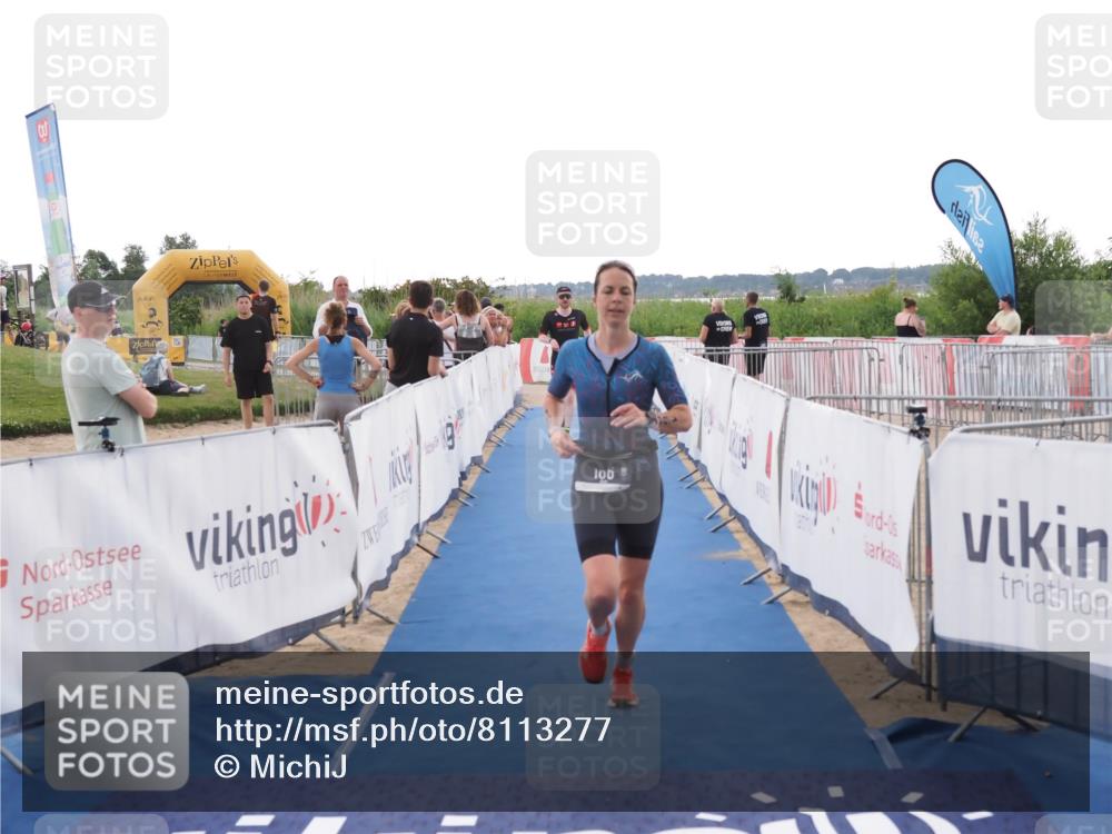22.06.2025 - Viking Triathlon MichiJ http://msf.ph/oto/8113277 22.06.2025 16:25:41 Ziel 133, 166 meine-sportfotos.de