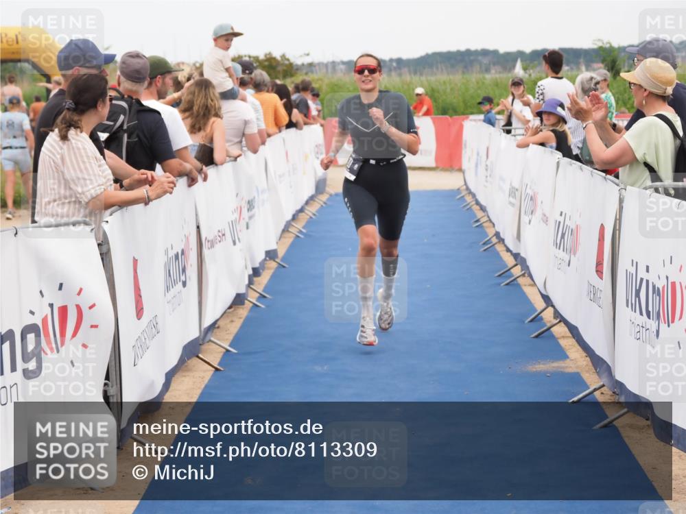 22.06.2025 - Viking Triathlon MichiJ http://msf.ph/oto/8113309 22.06.2025 15:04:01 Ziel 20 meine-sportfotos.de