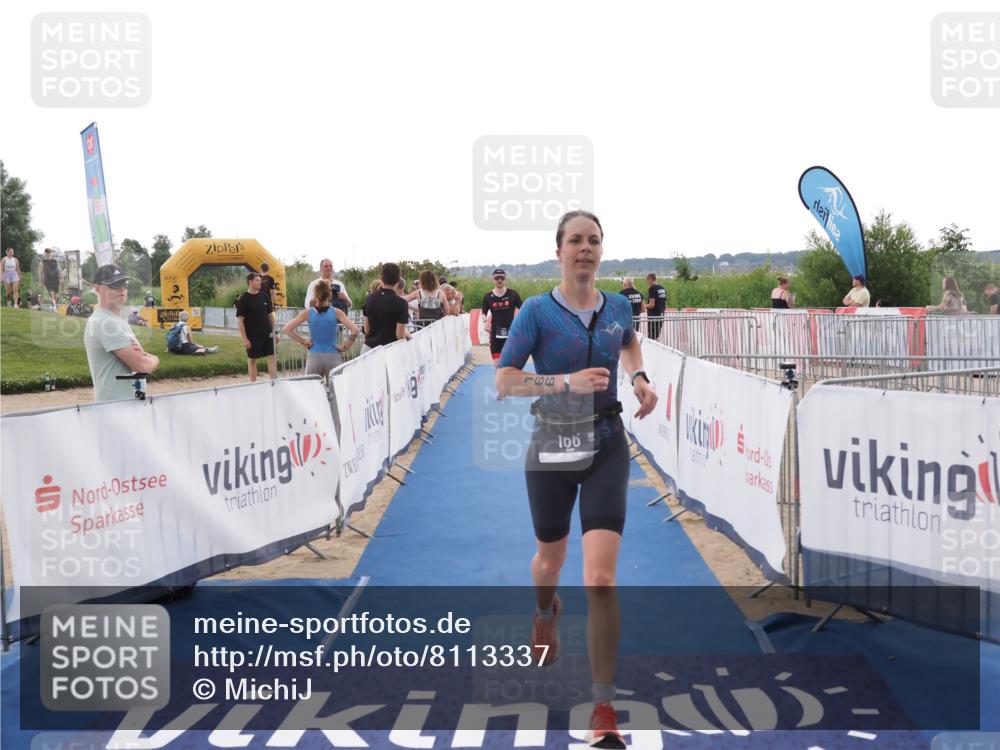 22.06.2025 - Viking Triathlon MichiJ http://msf.ph/oto/8113337 22.06.2025 16:25:41 Ziel 133, 166 meine-sportfotos.de
