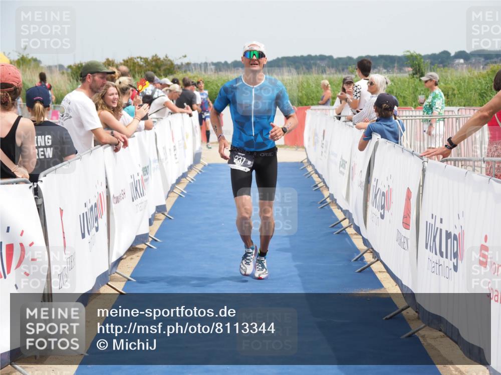 22.06.2025 - Viking Triathlon MichiJ http://msf.ph/oto/8113344 22.06.2025 14:54:18 Ziel 135, 237 meine-sportfotos.de