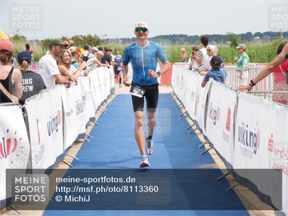22.06.2025 - Viking Triathlon MichiJ http://msf.ph/oto/8113360 22.06.2025 14:54:18 Ziel 135, 237 meine-sportfotos.de