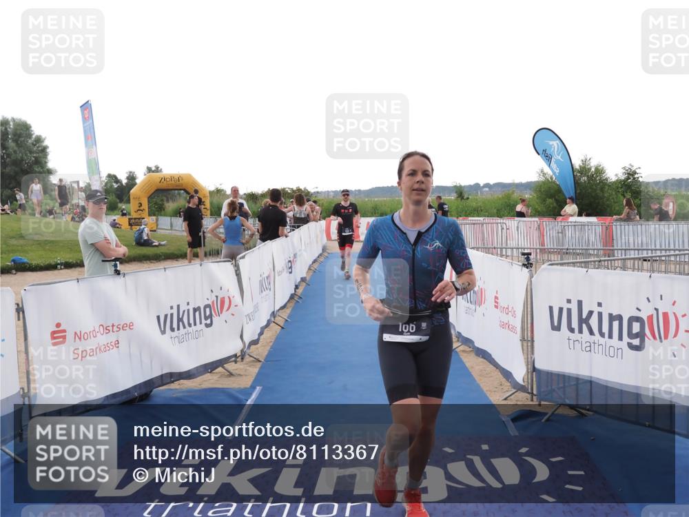 22.06.2025 - Viking Triathlon MichiJ http://msf.ph/oto/8113367 22.06.2025 16:25:42 Ziel 133, 166 meine-sportfotos.de