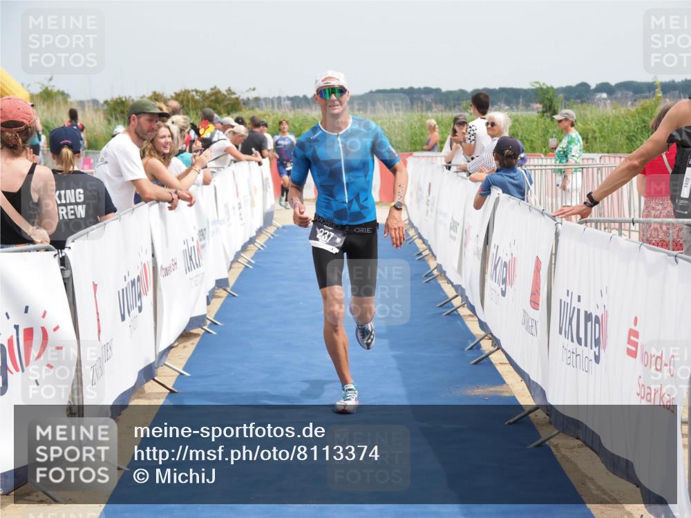 22.06.2025 - Viking Triathlon MichiJ http://msf.ph/oto/8113374 22.06.2025 14:54:18 Ziel 135, 237 meine-sportfotos.de