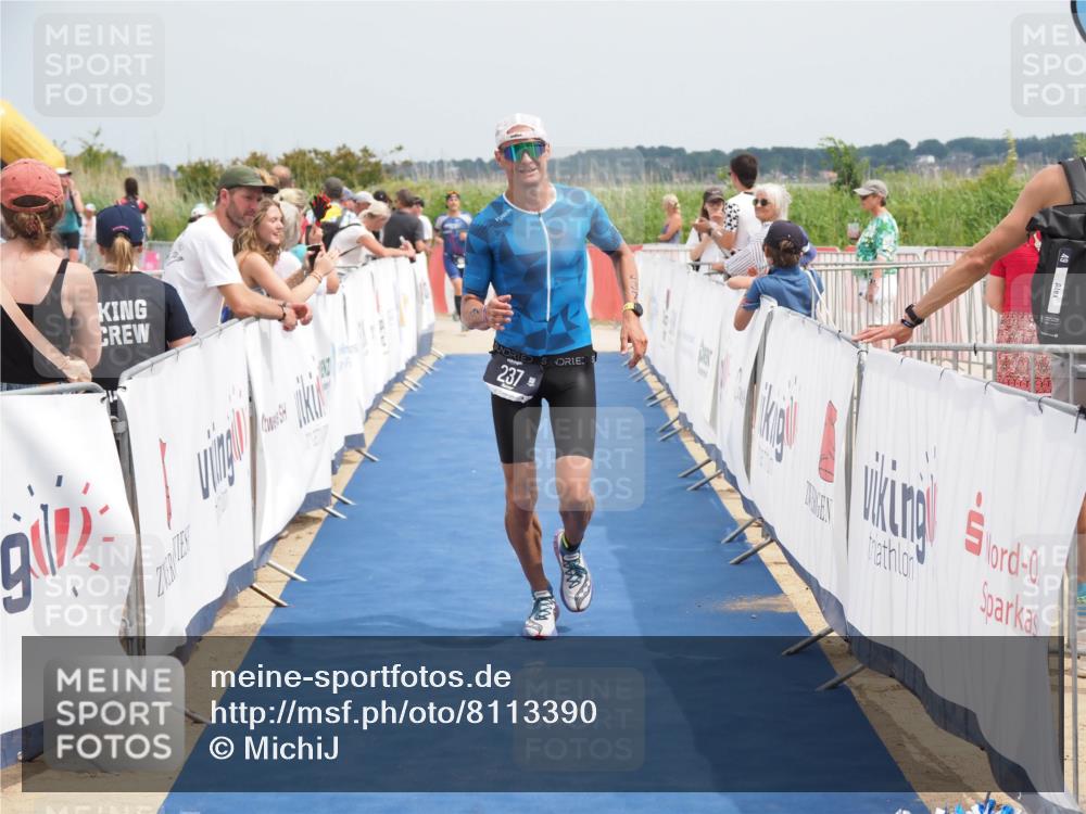 22.06.2025 - Viking Triathlon MichiJ http://msf.ph/oto/8113390 22.06.2025 14:54:18 Ziel 135, 237 meine-sportfotos.de