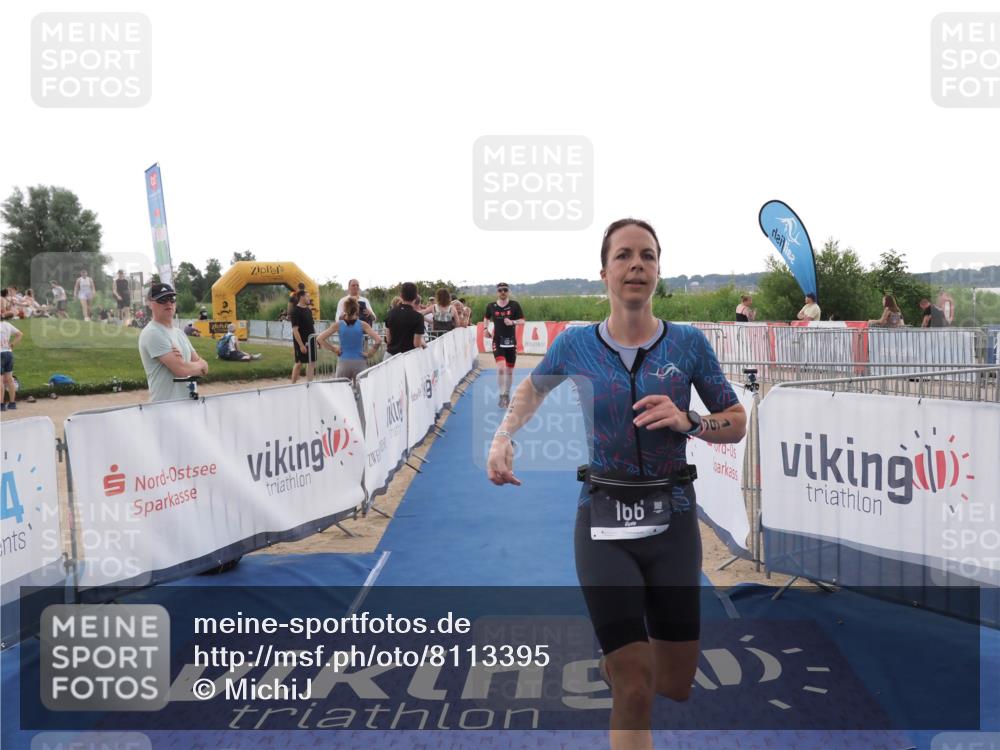 22.06.2025 - Viking Triathlon MichiJ http://msf.ph/oto/8113395 22.06.2025 16:25:42 Ziel 133, 166 meine-sportfotos.de