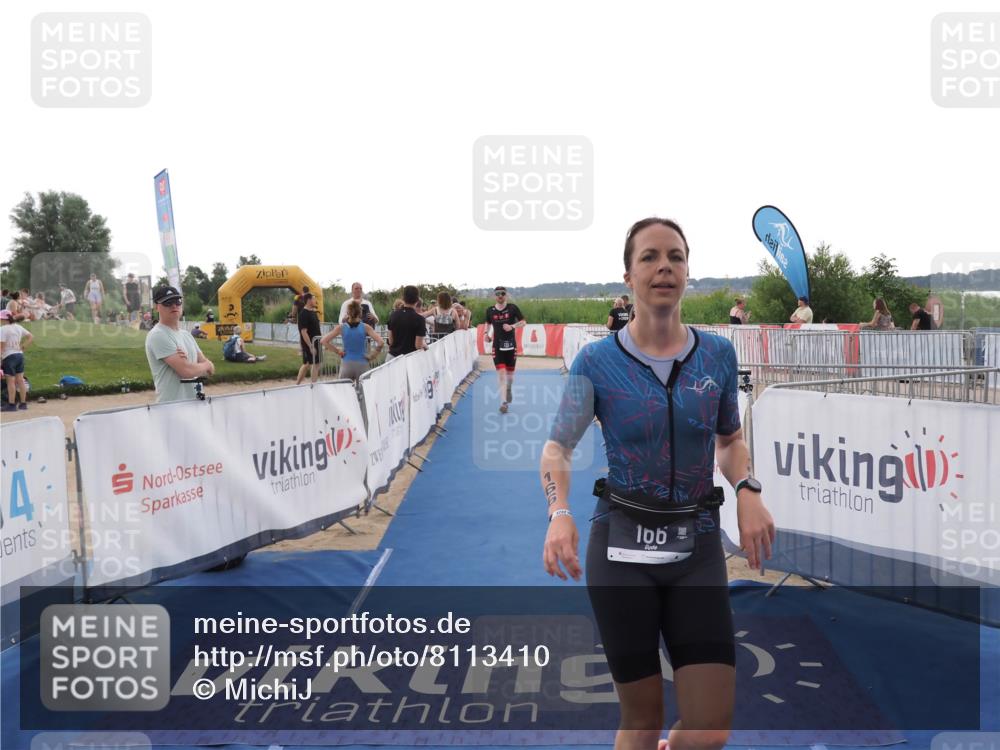 22.06.2025 - Viking Triathlon MichiJ http://msf.ph/oto/8113410 22.06.2025 16:25:42 Ziel 133, 166 meine-sportfotos.de