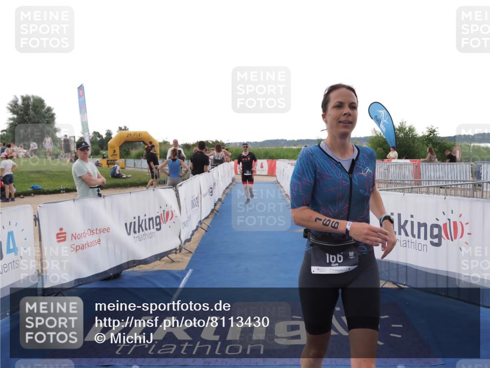 22.06.2025 - Viking Triathlon MichiJ http://msf.ph/oto/8113430 22.06.2025 16:25:42 Ziel 133, 166 meine-sportfotos.de