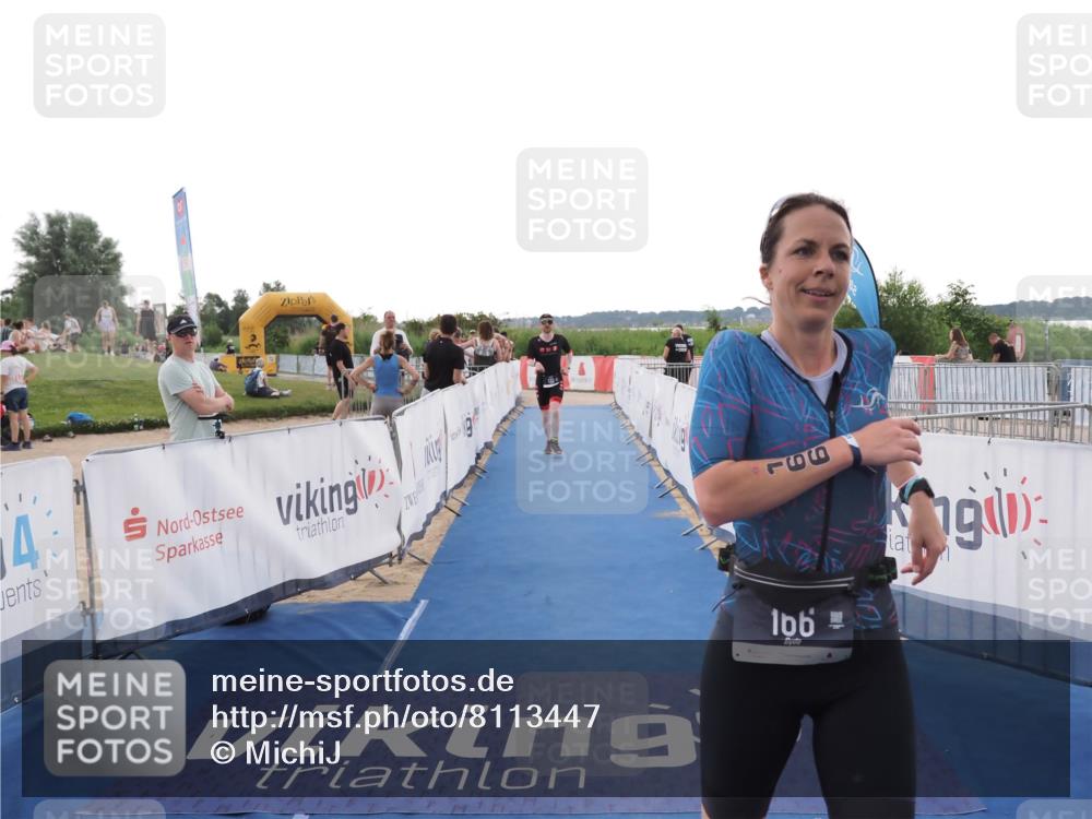 22.06.2025 - Viking Triathlon MichiJ http://msf.ph/oto/8113447 22.06.2025 16:25:42 Ziel 133, 166 meine-sportfotos.de