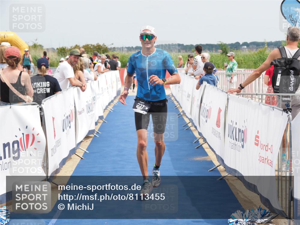 22.06.2025 - Viking Triathlon MichiJ http://msf.ph/oto/8113455 22.06.2025 14:54:19 Ziel 135, 237 meine-sportfotos.de