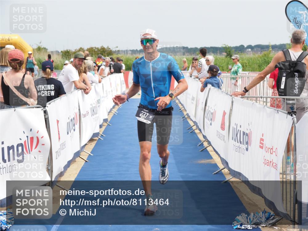 22.06.2025 - Viking Triathlon MichiJ http://msf.ph/oto/8113464 22.06.2025 14:54:19 Ziel 135, 237 meine-sportfotos.de