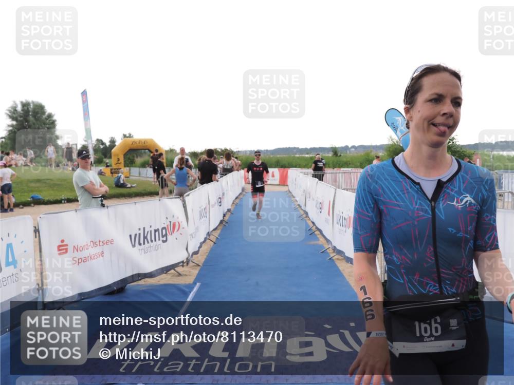 22.06.2025 - Viking Triathlon MichiJ http://msf.ph/oto/8113470 22.06.2025 16:25:43 Ziel 133, 166 meine-sportfotos.de
