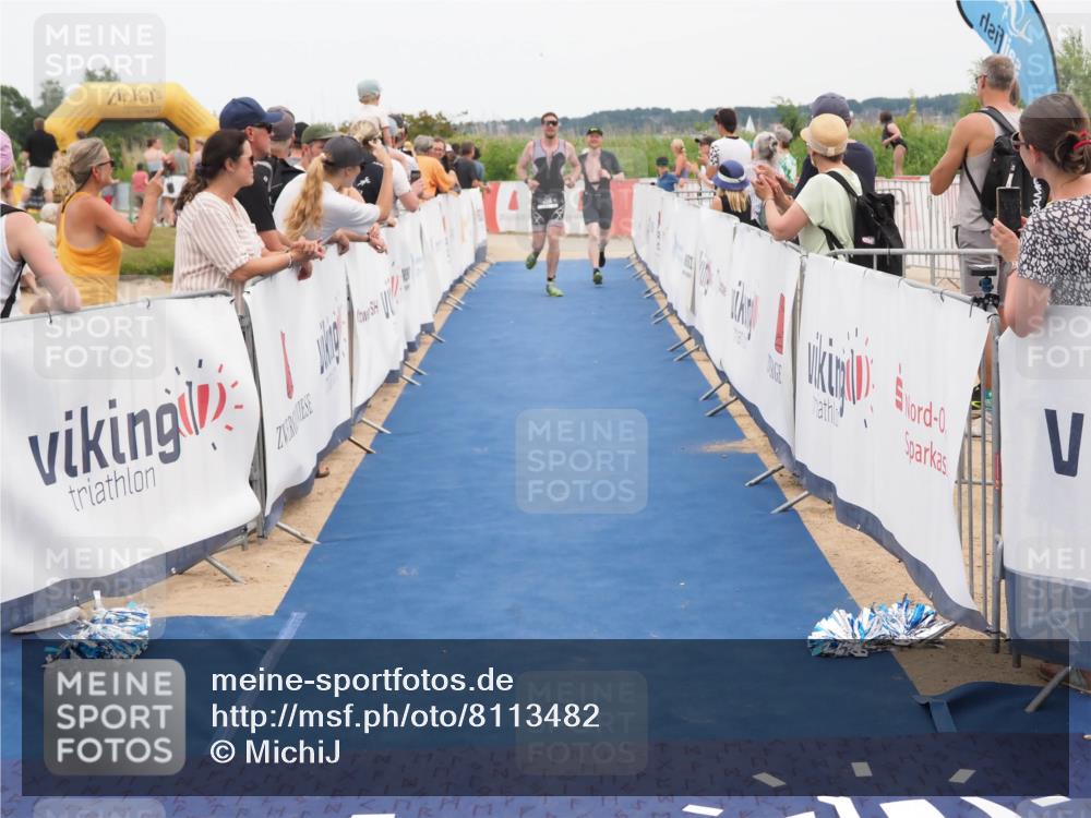 22.06.2025 - Viking Triathlon MichiJ http://msf.ph/oto/8113482 22.06.2025 15:04:23 Ziel 255, 550 meine-sportfotos.de