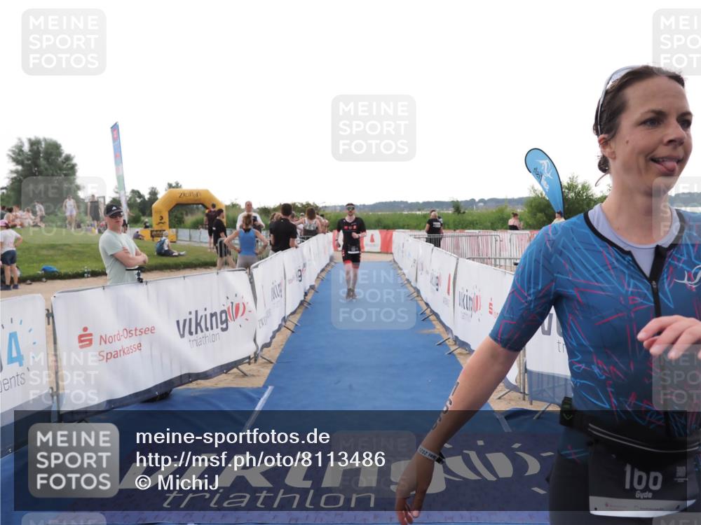22.06.2025 - Viking Triathlon MichiJ http://msf.ph/oto/8113486 22.06.2025 16:25:43 Ziel 133, 166 meine-sportfotos.de
