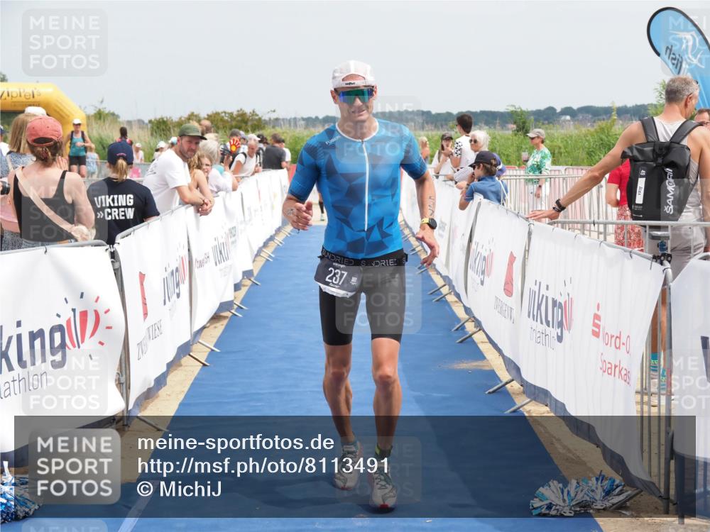 22.06.2025 - Viking Triathlon MichiJ http://msf.ph/oto/8113491 22.06.2025 14:54:19 Ziel 135, 237 meine-sportfotos.de